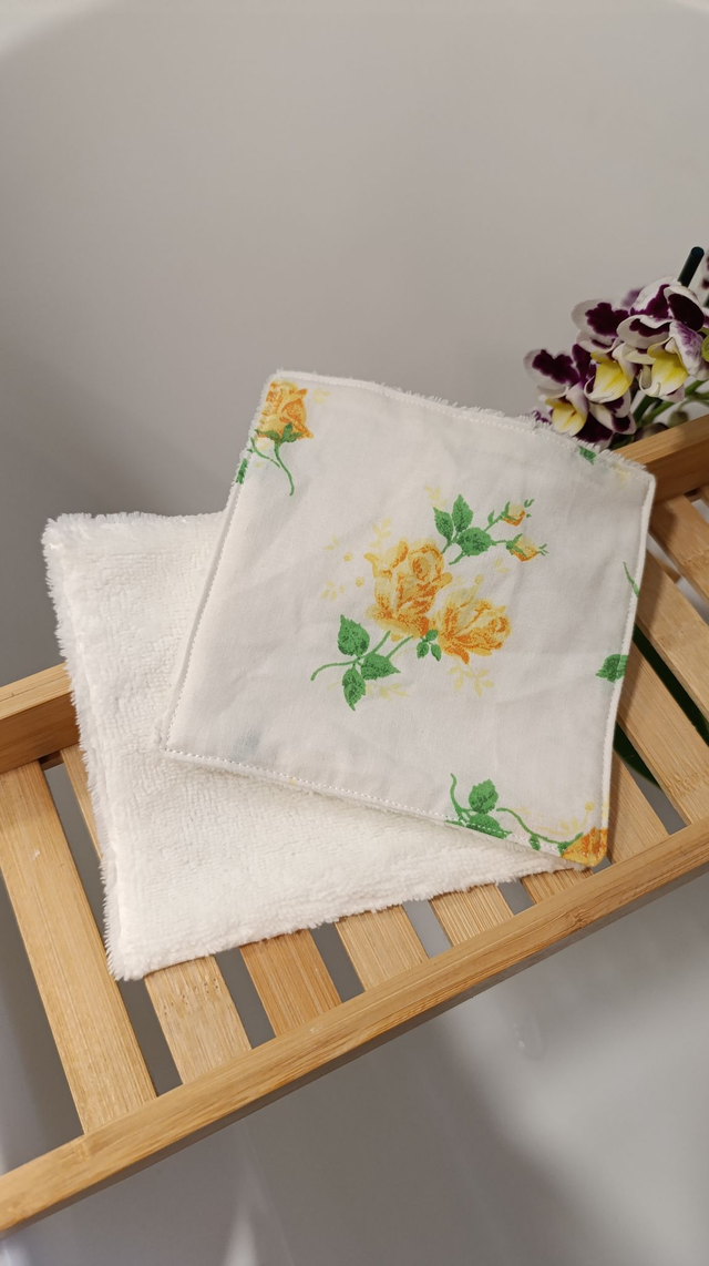 Maïa : Lot de 2 lingettes réutilisables XL - Précommande