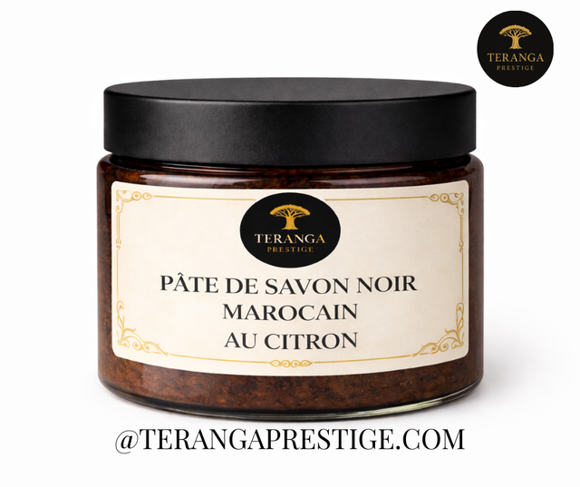 Pâte de Savon Noir Marocain au Citron