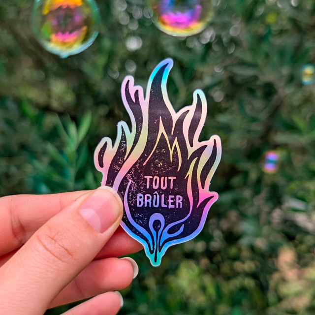 Sticker - "Tout brûler"