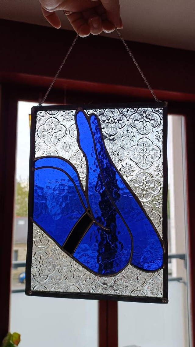 La Fessée Bleu Cobalt et Mauresque