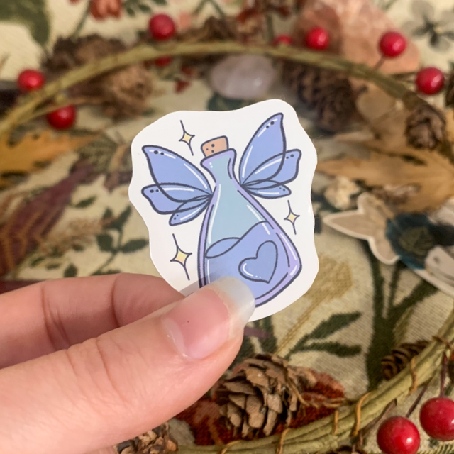 Sticker - Fiole bleu