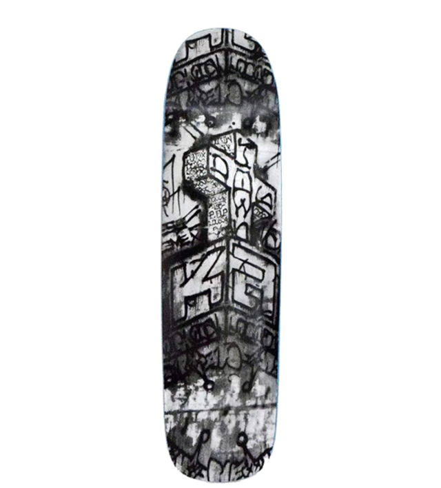 Dogtown Graffiti Wall Pool Shaped Skateboard Deck - 8.375" 