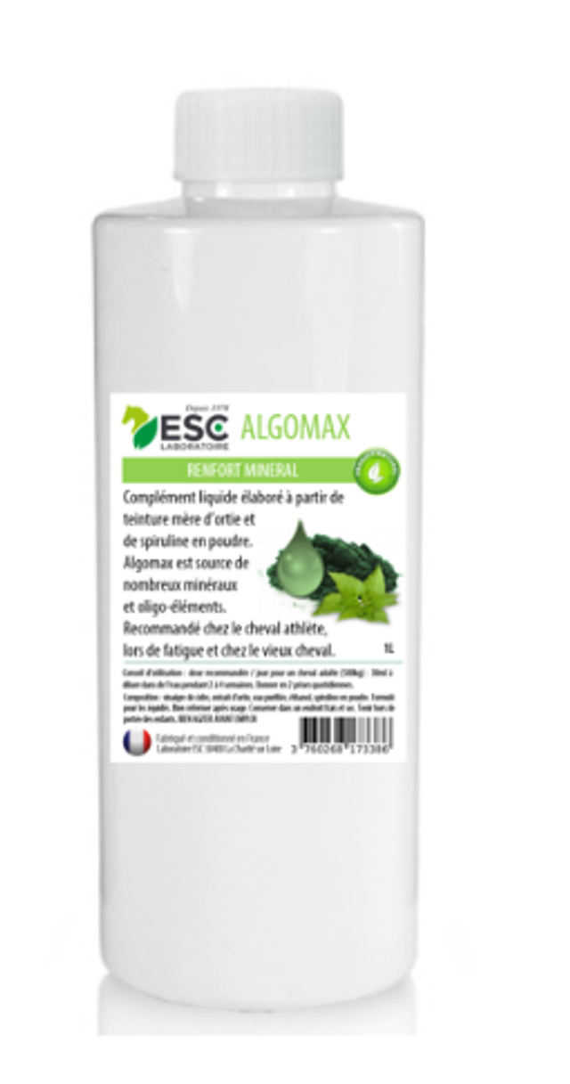ALGOMAX – Fortifiant à base de spiruline – Cheval fatigué, baisse de forme