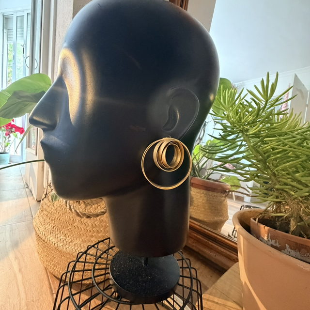 Pendientes Aros Mate