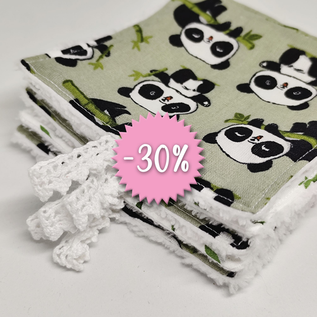 MAKA – Lot de 5 lingettes lavables pour une routine beauté responsable