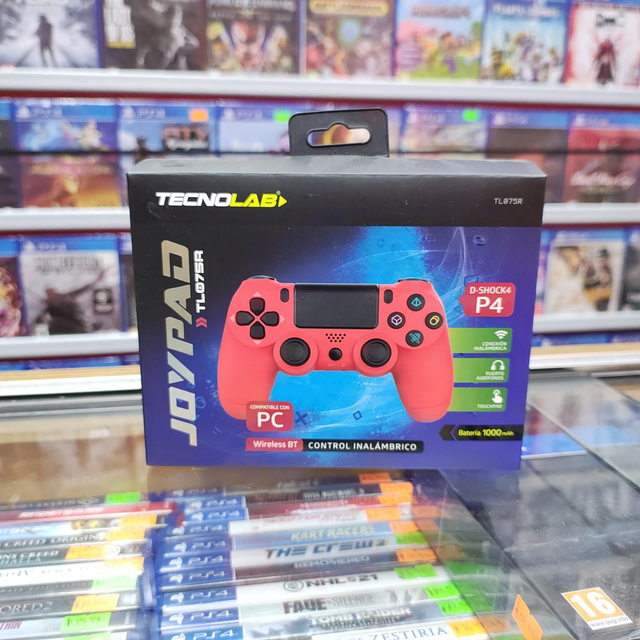 (29-Octubre) Control Ps4 Tecnolab Inalámbrico Nuevo