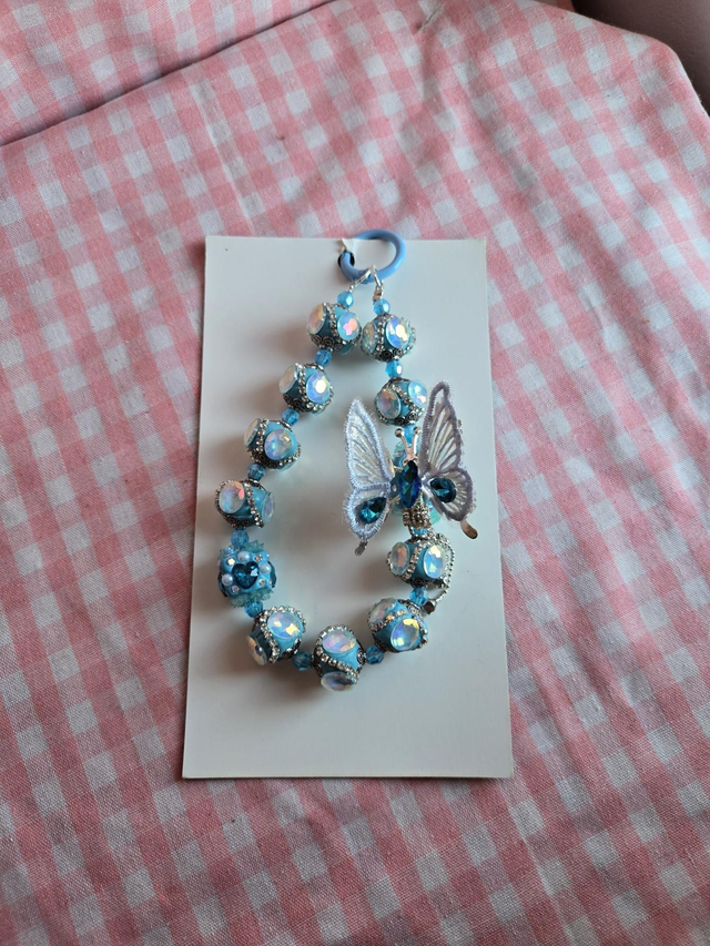 Fancy bagcharm Blue