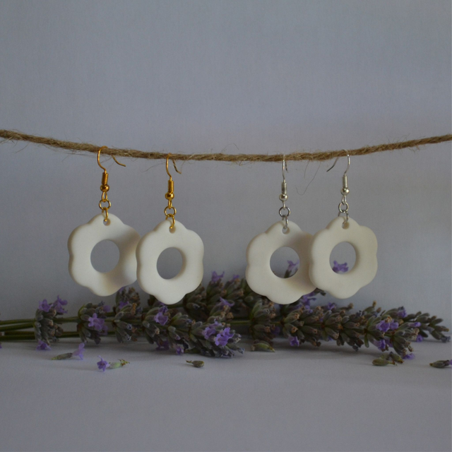 Boucles d&#039;oreilles &quot;Fleurs&quot;