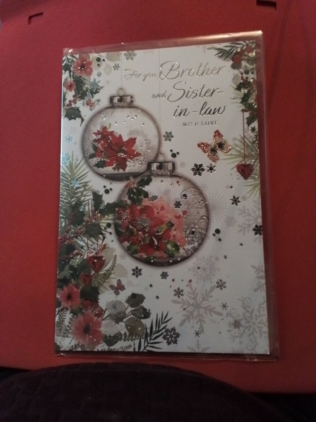 Brother and Sister in Law Christmas Card 