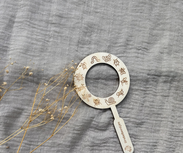 Vergrootglas herfst - kriebelbeestjes 