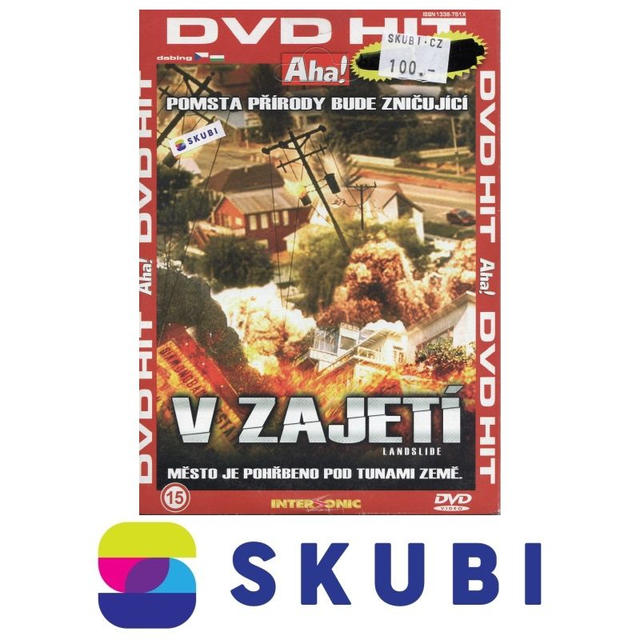 DVD V zajetí - pomsta přírody bude zničující - město je pohřbeno pod tunami země / Landslide - CZ, ENG, HU