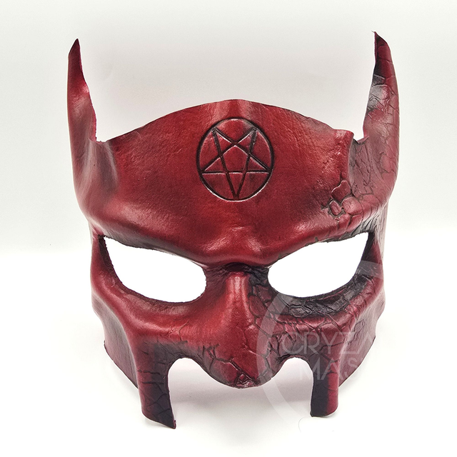 Devil mask with pentagram