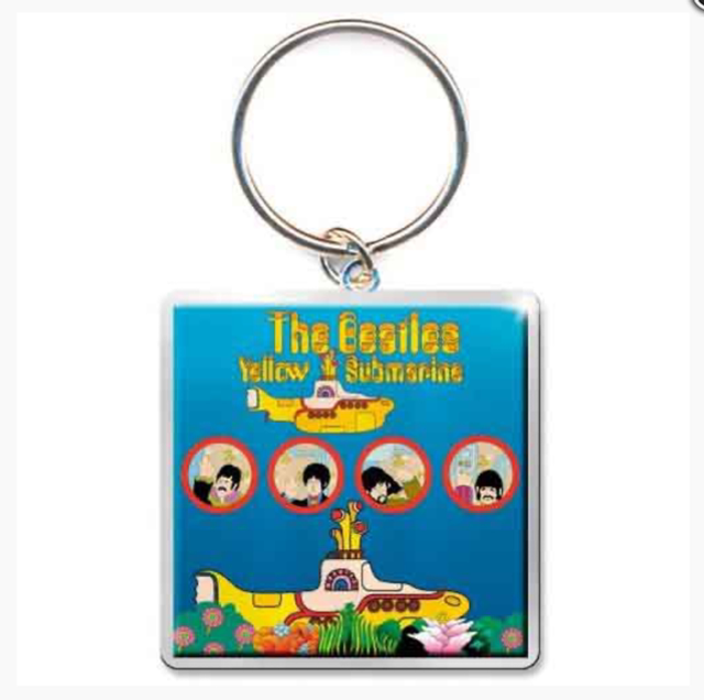 BEATLES KEYCHAIN: YELLOW SUBMARINE PORTHOLES PHOTO PRINT (PHOTO PRINT)  