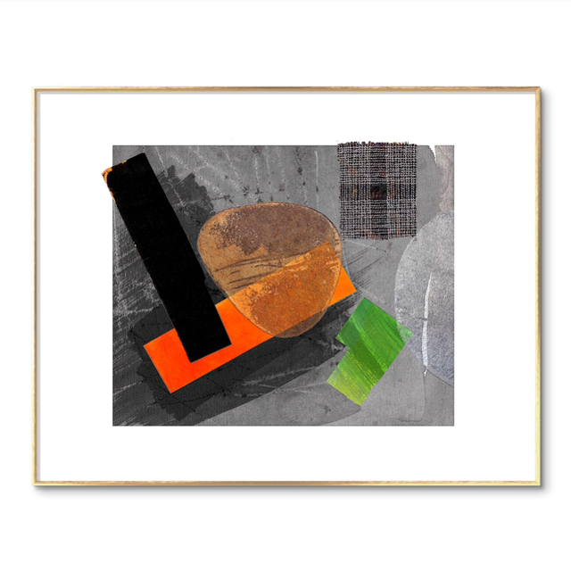 Black Abstract with Cross II