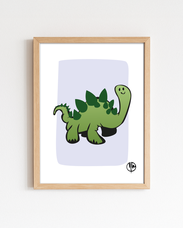 Stegosaurus | A4 print