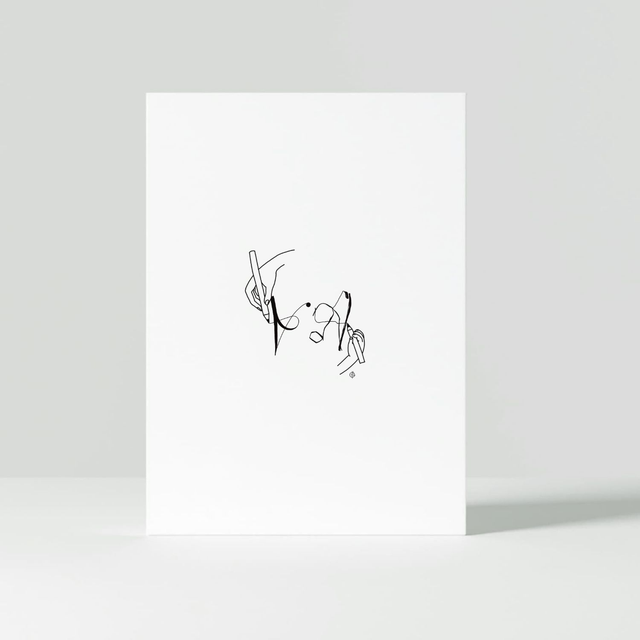 "Leçon" Carte postale - 2025