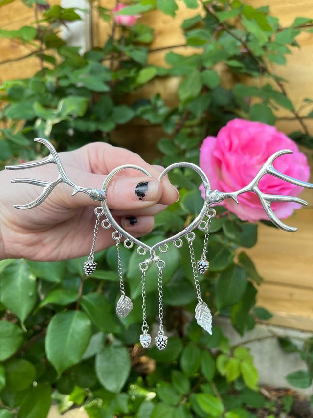 Antler ear cuff