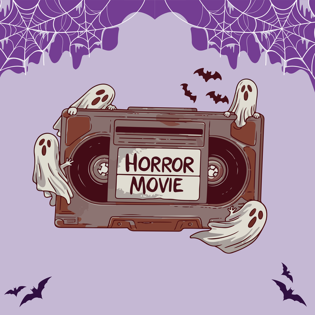Horror Movie Tape | Keyring, Pin or Phone Grip | 215