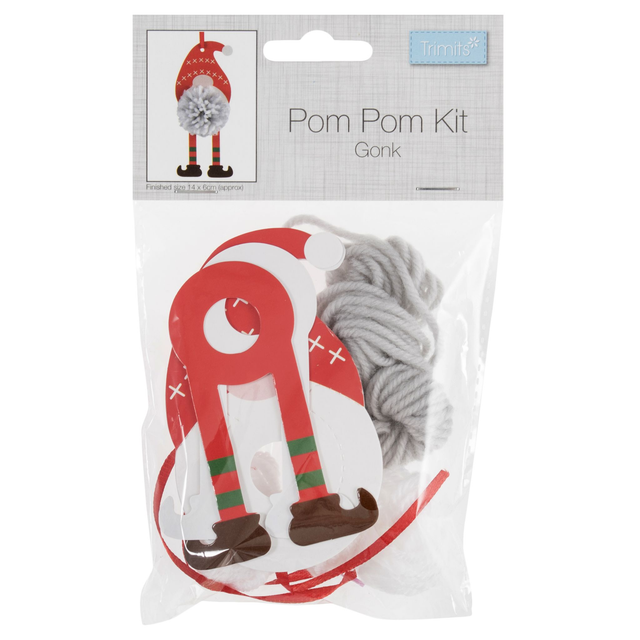 Pom Pom Decoration Kit: Christmas: Gonk - £1.50 EACH