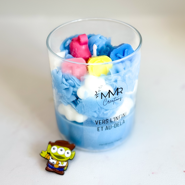 « Vers l’infini et au-delà » - Bougie artisanale parfumée