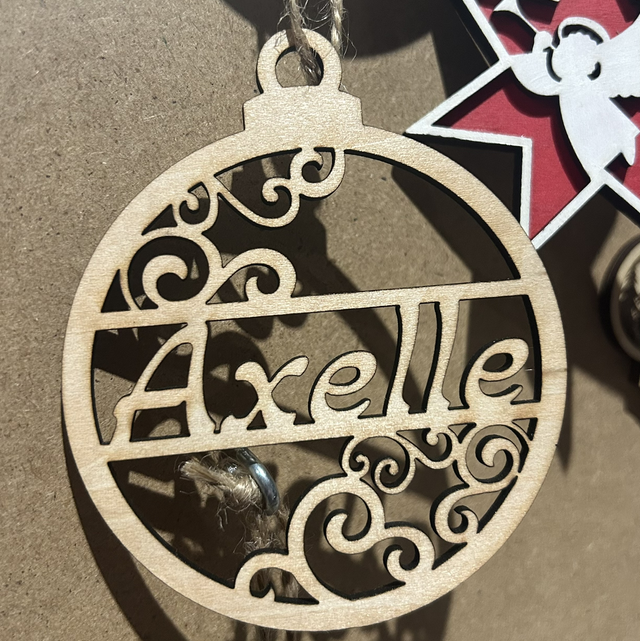 Boule de Noël personnalisable 