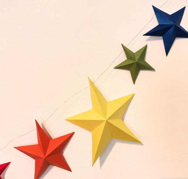 Rainbow - DIY Star Garland Kit