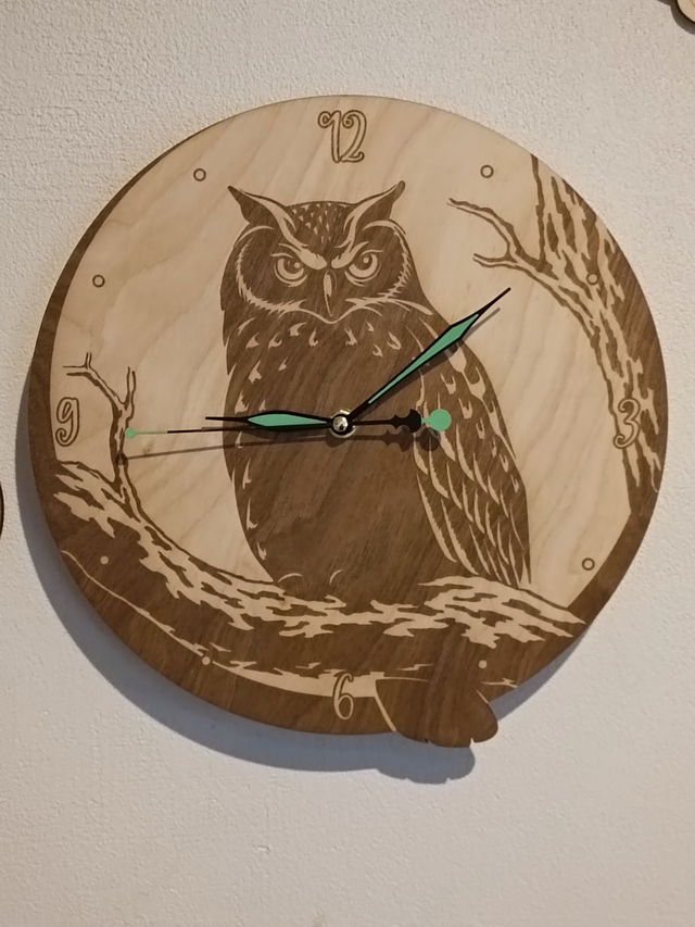 Horloge Hibou