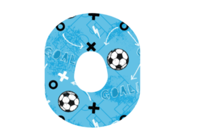 Football Light Blue Over patch G7