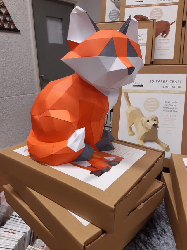 Baby Fox Paper Craft Kit