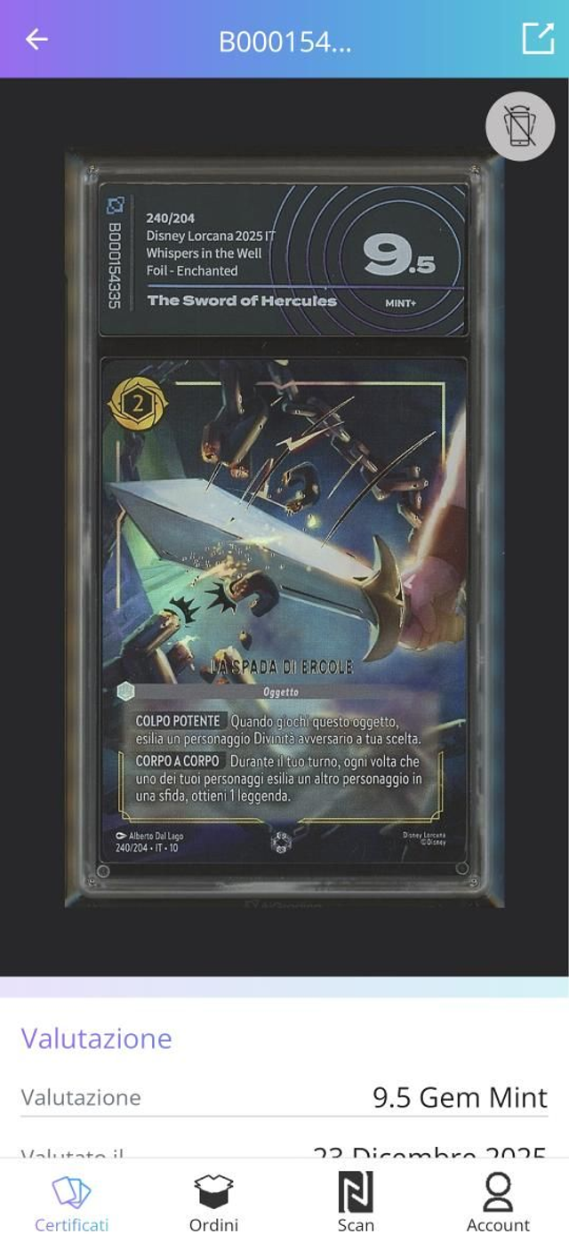 La Spada Di Ercole 240/204