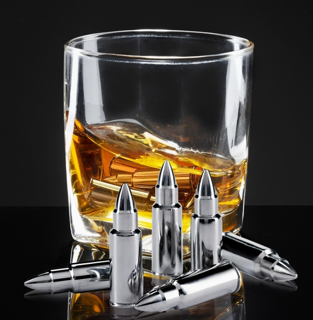 Cartouches de glace en forme de balles, glaçons réutilisables pour whisky