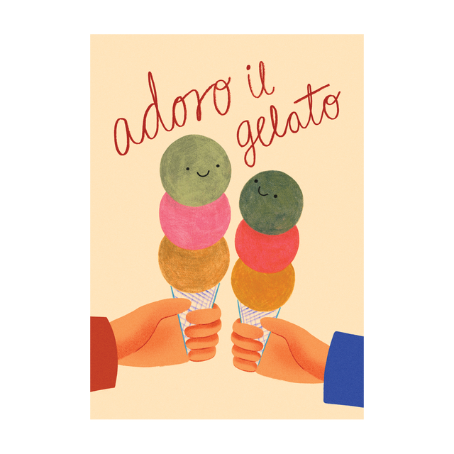 A3 Print - I Love Gelato