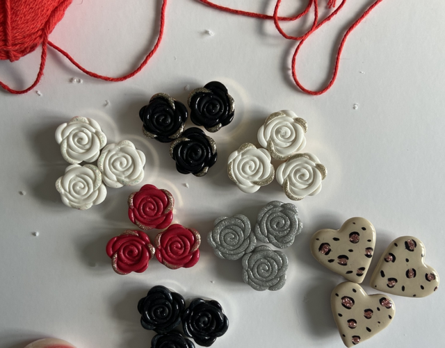 Bijoux de boutons fleurs