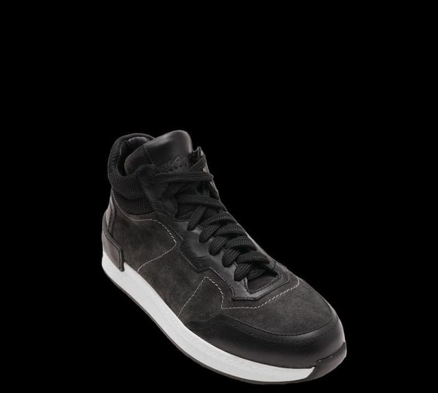 Graphite Men’s Leather Boots Sneaker 