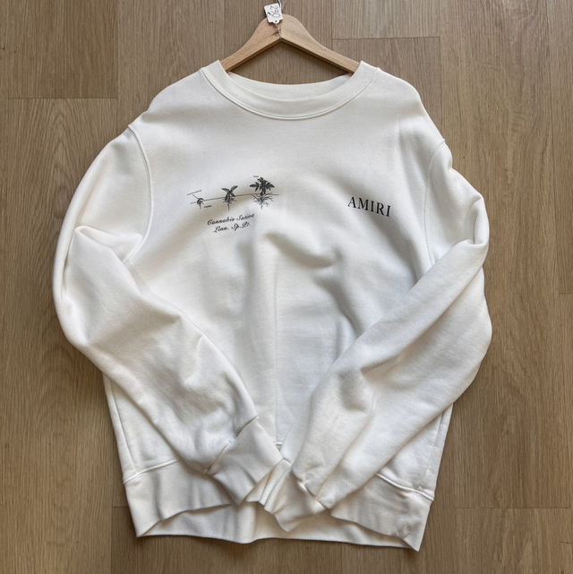 Amiri Crewneck White Size XL - PRE-OWNED