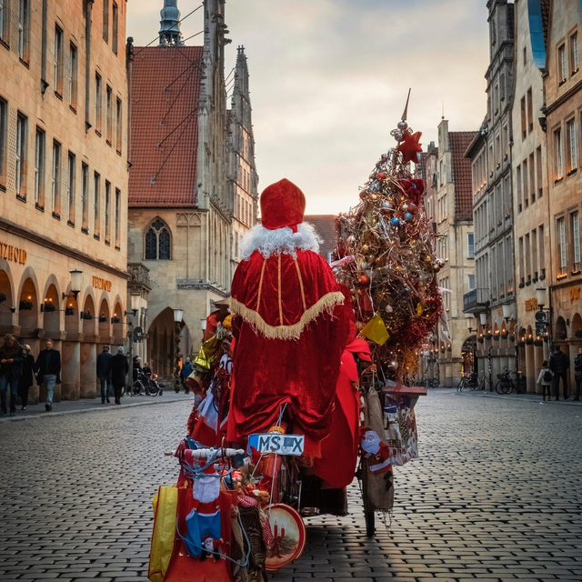 Nikolaus auf dem Prinzipalmarkt