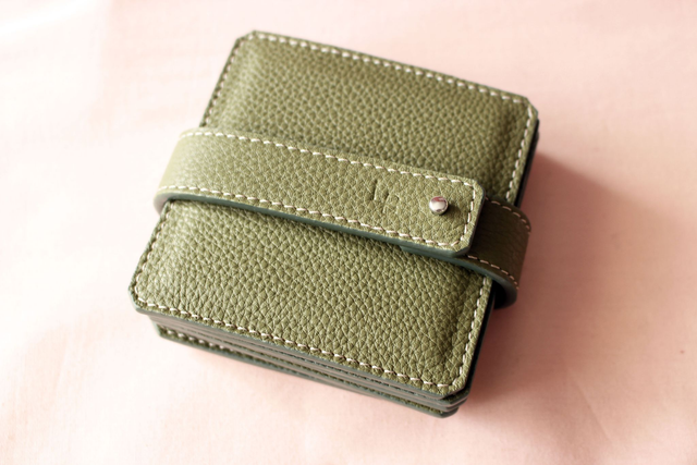 Dessous de Verres Lot de 6 - Kaki&amp;Crème