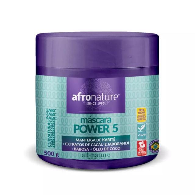 Máscara POWER 5  - 500g - afronature 
