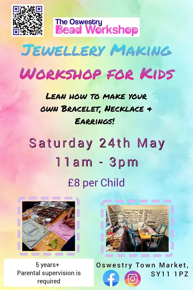 Children's Jewellery Workshop 24th April 25 (5 years+) 