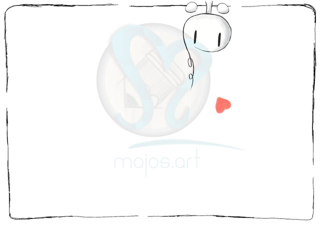 Kopfüber - Mojolino Postkarte