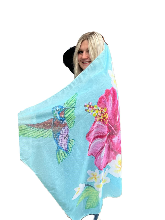 Foulard Hibiscus 100cm