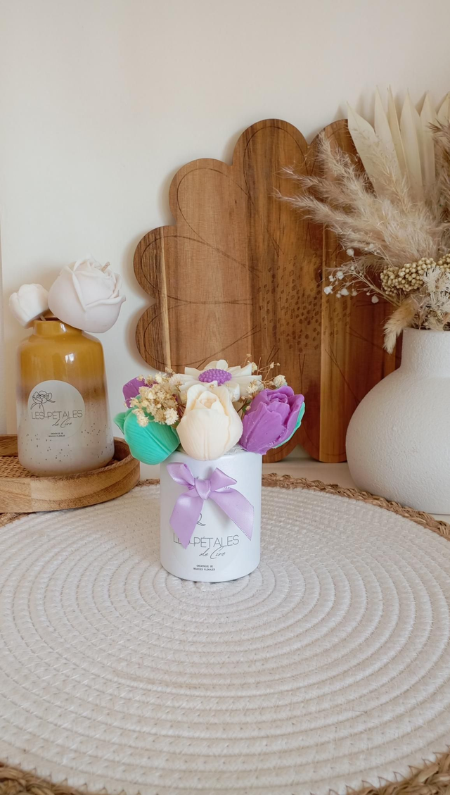 Mini Bouquet Éternel "Douceur printanière"