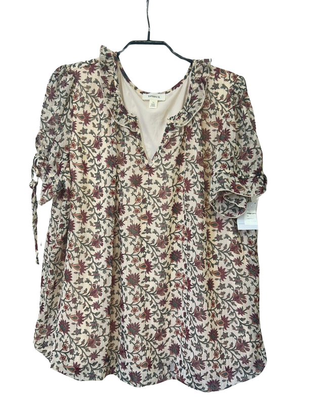 Tamara H Shirt in Cream Flower