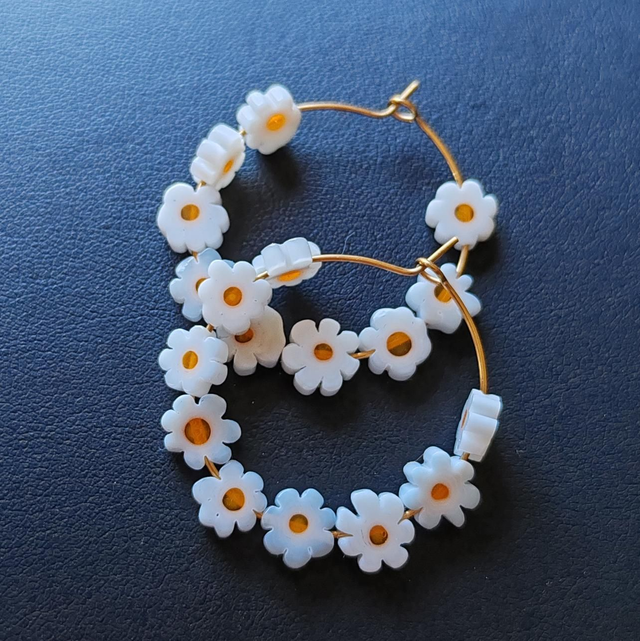 Créoles pâquerettes 