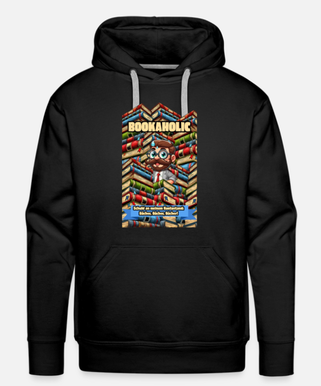Bookaholic - Organic Hoodie Damen