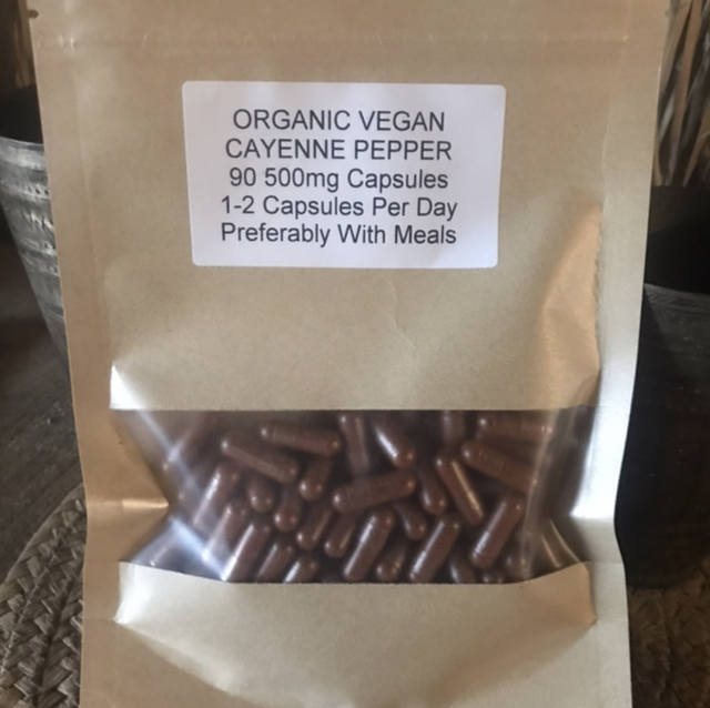 Organic cayenne pepper capsules 