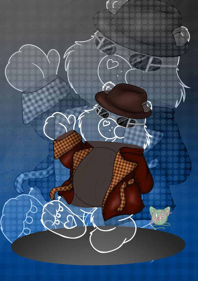 The Invisible-Bear A5 Print