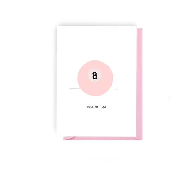 Lucky 8 - Illustrated Luck Card  