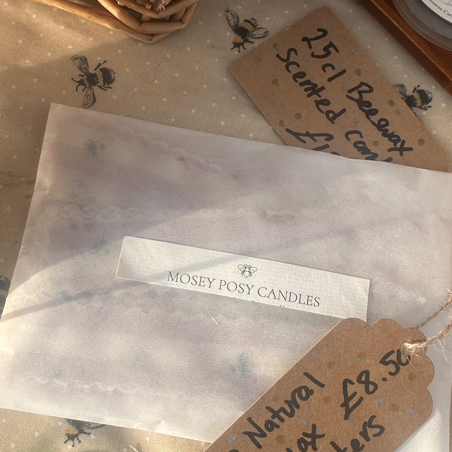 40 Natural 100% Beeswax Firelighters