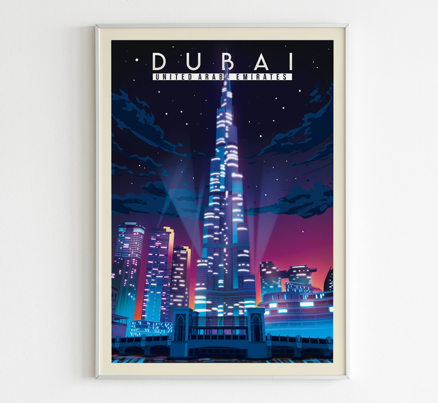 Dubai Wall Art Print